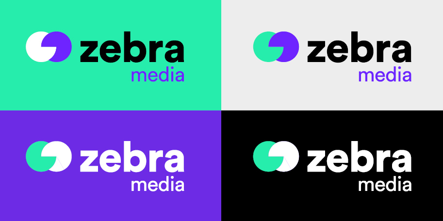 Zebra media Logo Farbvarianten