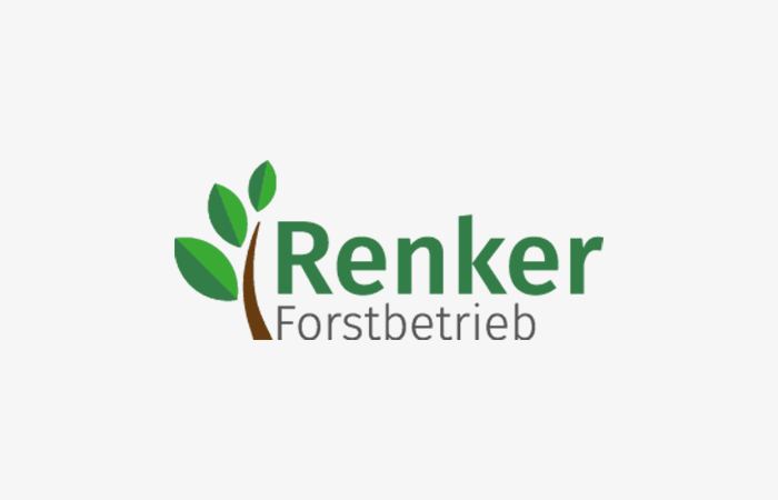 Renker Logo auf Hintergrund