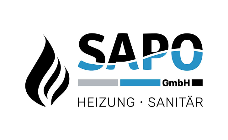 SAPO Logo auf weißem Hintergrund